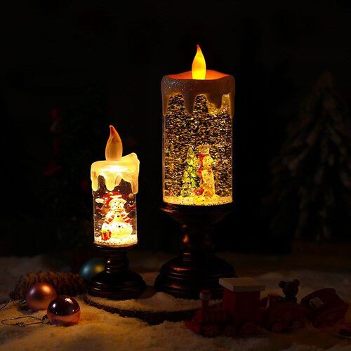 Christmas decoration, shining  decorations, candle lights