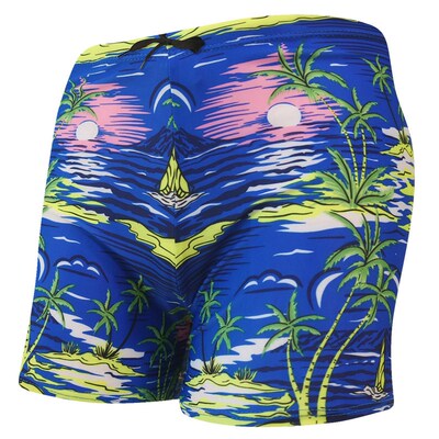 Multi Prints Men Elastic Swimming Trunk Swimwear Beach Swim