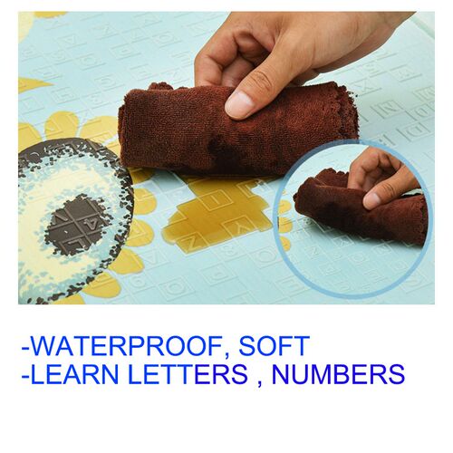200x180cm Foldable Cartoon Baby Play Mat XPE Puzzle Children