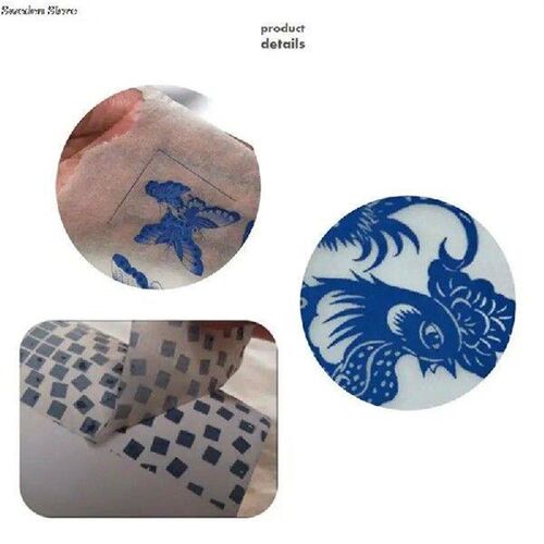Pottery Ceramic Clay Transfer Paper Underglaze Colored