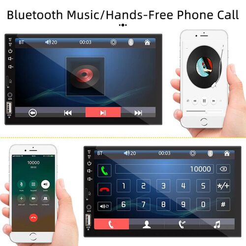 Car Radio 7 Inch 1 Din MP5 Multimedia Player Touch Screen FM