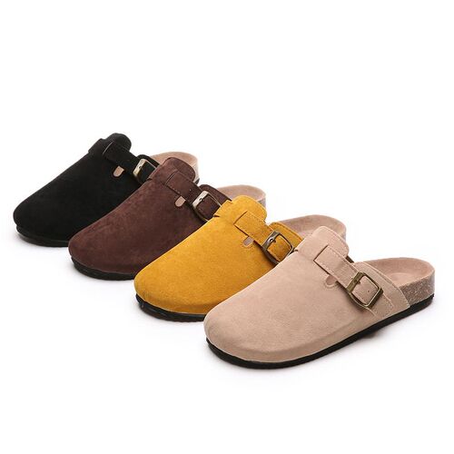 Bao Toe Slippers For Women Couple Cork Slippers Large Size R
