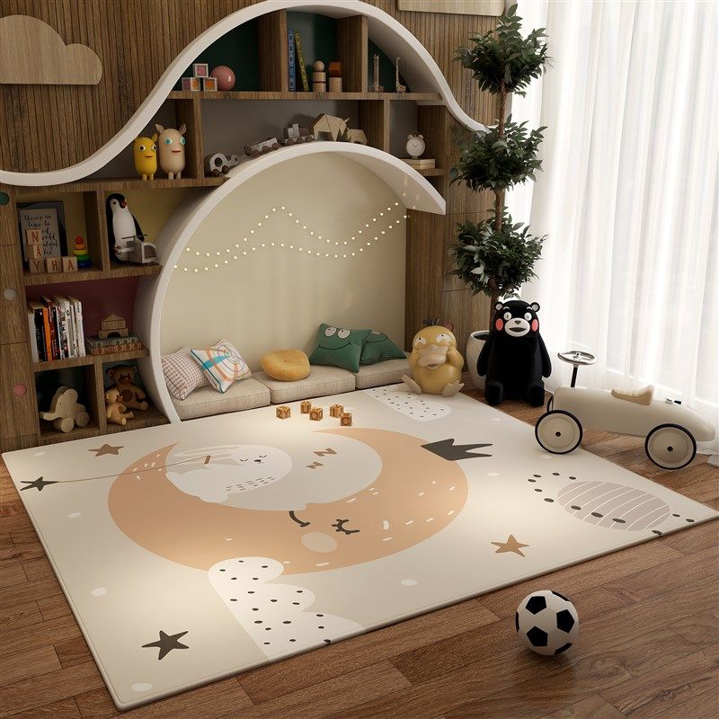 地毯客厅202新款儿童房免洗可擦卧室家用卡通床边地垫大面积满铺,居家布艺,地毯,淘宝优惠券,粉丝福利购,淘宝优惠卷