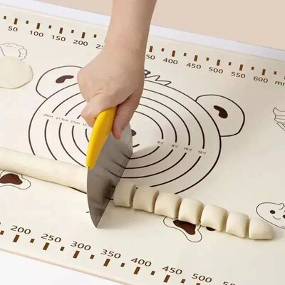 70*50cm Silicone Pad Baking Mat Sheet Kneading Dough Mat For