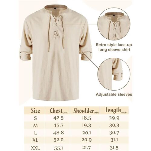Jiuguva 4 Pc Halloween Men Renaiance Cotume Set Medieval Pi