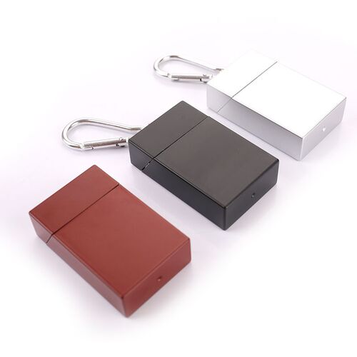 1pcs Fashion Portable Ashtray With lid Keychain Pocket Ashtr
