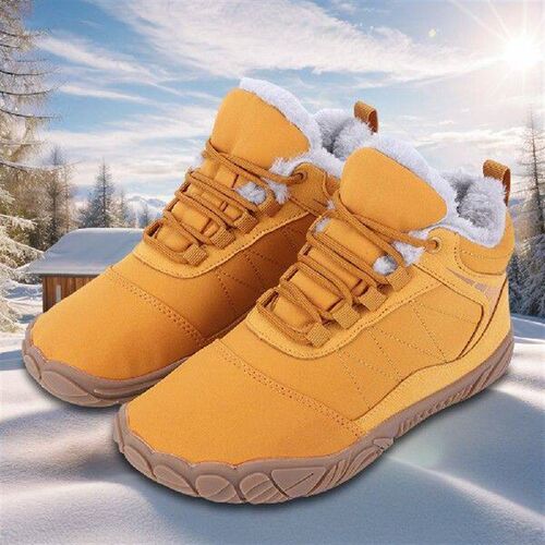 Winter Plush Boots Barefoot Snow Boots Non Slip Wide Toe
