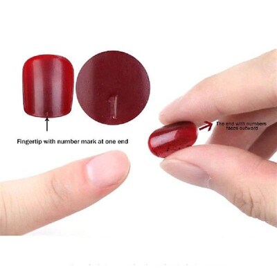 Reusable Nail Art Artificial Nails Mature Temperament