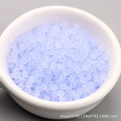 150pcs 3mm Transparent Frosted Glass Bead 8/0 Loose Spaced S