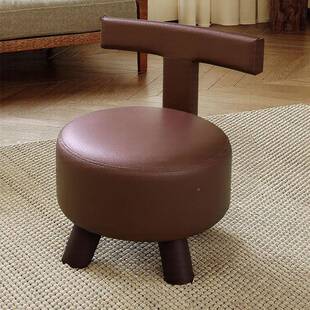 木家用小凳客厅沙实发几简约软椅包换鞋凳儿童沙857发凳靠茶背小