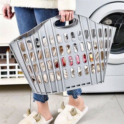 Modern Foldable Laundry Hamper High-capacity Portable Dirty