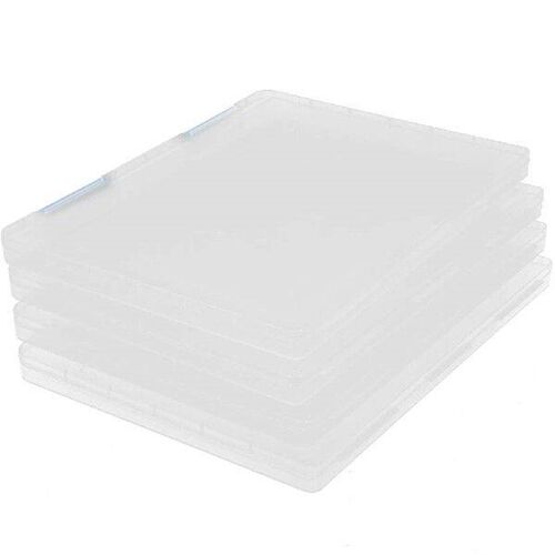 4 Pcs Organizer Office Folders A4 Storage File Boxes