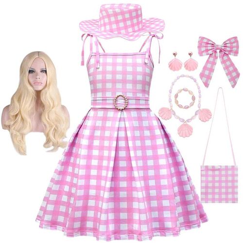 Hot Movie Barbi Girls Dress Costume Cosplay Clothes