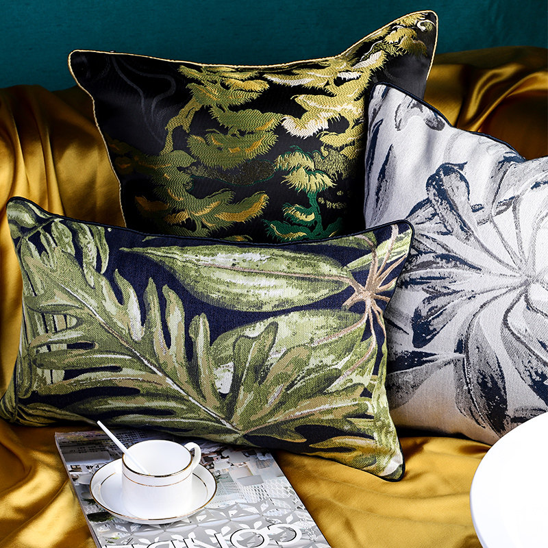 欧式田园风客厅沙发卧室床头靠背靠垫靠枕色织提花雪尼尔抱枕枕,居家布艺,靠垫/抱枕,淘宝优惠券,粉丝福利购,淘宝优惠卷