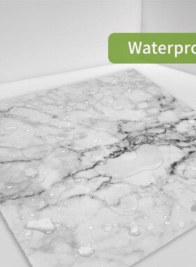 Funlife BRILLIANT 15/20cm White Marble Tile Sticker Wate
