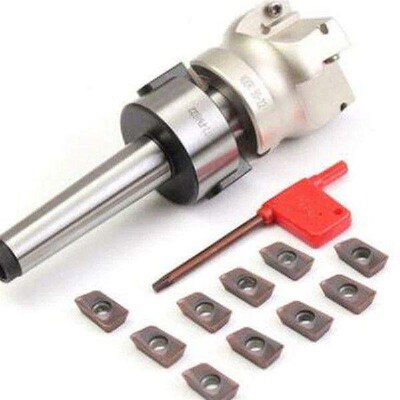 1 Set Face End Mill Cutter APMT1604 Carbide Inserts Set