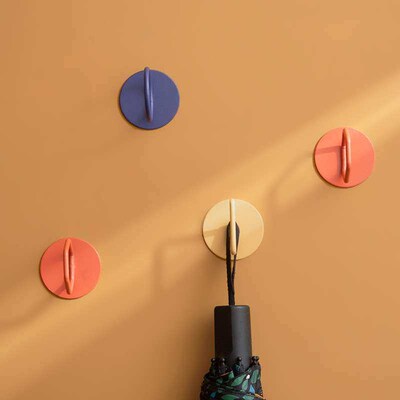 Art wall hook art bedroom iron adhesive hanger hook bedroom