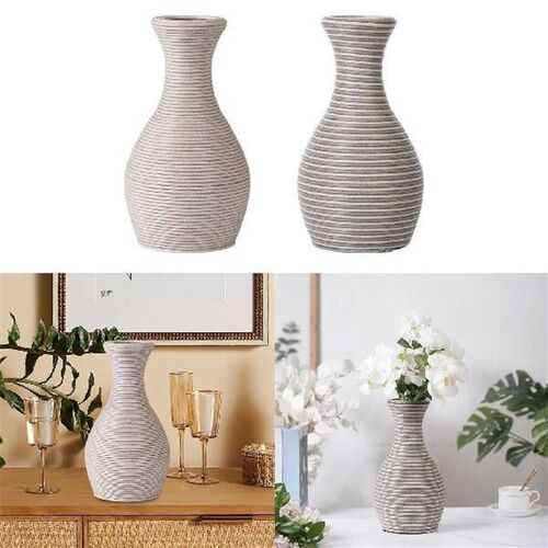 Flower Vase Decoration Floral Arrangement for Entryway