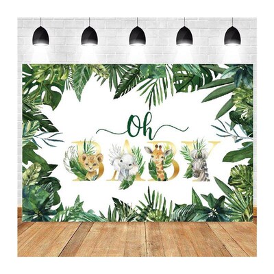 1 set Wild One Carton Animal Balloon Box with Paper Cups Pla