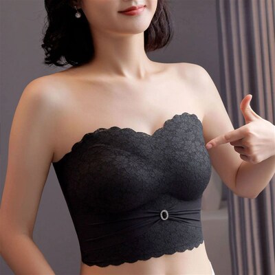 Women Sexy Strapless Bra Invisible Push Up Bras Underwear Se