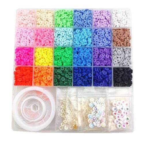 6000 Pieces of Clay Beads Soft Pottery Beads Handmade Jewelr