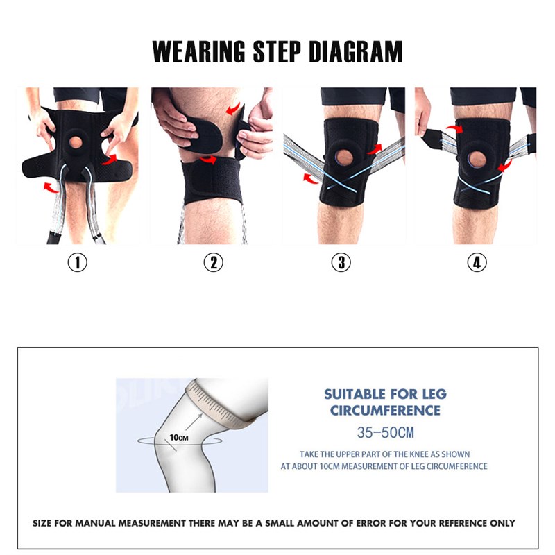 BYEPAIN Knee Support Brace Stabilizers for Meniscus Tear Kne - 实物图