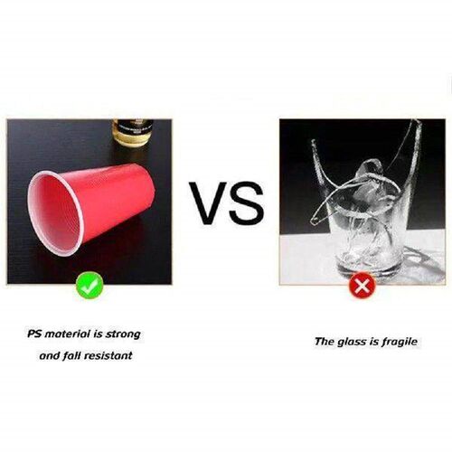 24Pcs Plastic Table Tennis Cups with Ping-pong Balls