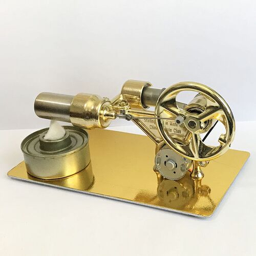 Hot Air Stirling Engine Motor Model Fluid Dynamic Physics Ex