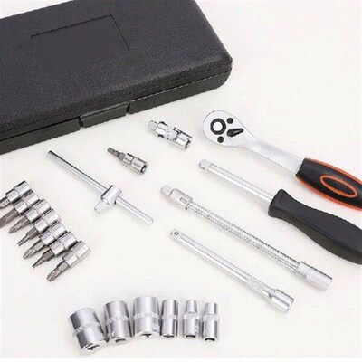 46pcs Socket Set Car Repair Tool Ratchet Spanner Wrench Set