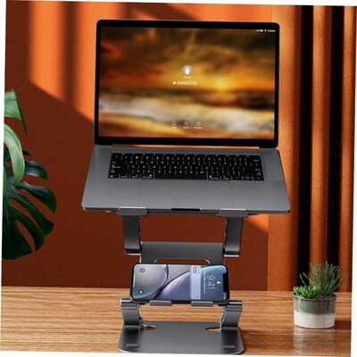 Adjustable Laptop Stand, Riser, Aluminum for Desk Foldable1