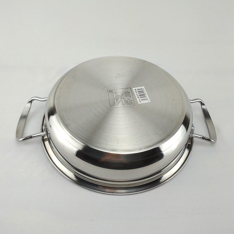加厚不锈钢复底焖锅酒店专用锅家用浅汤锅火锅海鲜锅三汁焖锅通用,厨房/烹饪用具,汤锅/汤桶/卤肉桶,淘宝优惠券,粉丝福利购,淘宝优惠卷