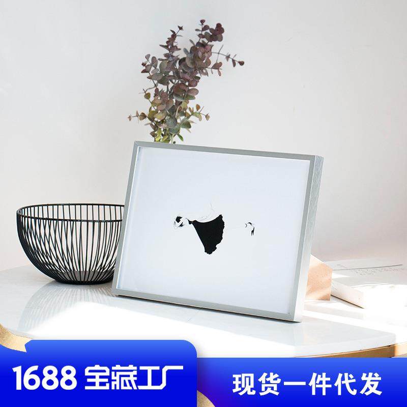 铝合金摆台小相框横竖加冲洗照片相架简约儿童婚纱6寸7七画框,家居饰品,DIY亲子装饰画,淘宝优惠券,粉丝福利购,淘宝优惠卷