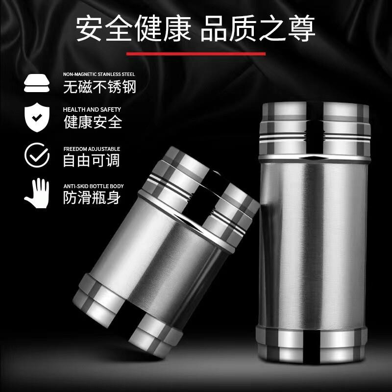 韩式不锈钢调味罐粉料罐佐料胡椒辣椒孜然撒粉厨房旋转式调料瓶子