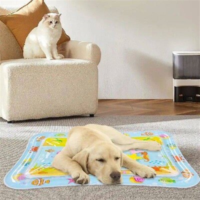 Kids Water Play Mat Thickened Inflatable Water Mat For Cat