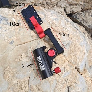 钓箱炮台架配件拐角左手右手支架专用万向旋转架座加厚大物通用架