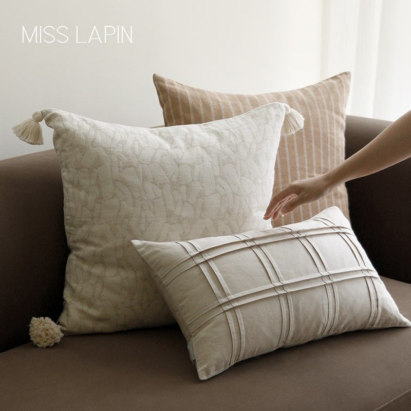 澜品 空山隐 侘寂棉麻抱枕 MISSLPIN客厅靠包靠枕沙发腰枕靠垫,居家布艺,靠垫/抱枕,淘宝优惠券,粉丝福利购,淘宝优惠卷
