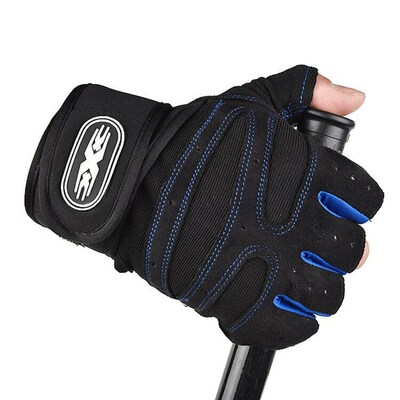 Fitness gloves for men and women half finger non-slip single