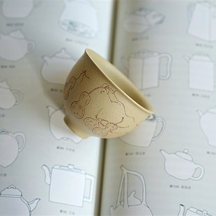 本山绿泥主人杯ml宜兴丁蜀原矿手工紫砂杯子茶具