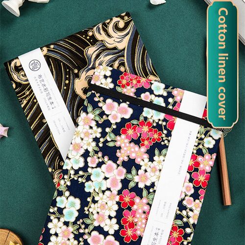 32K Watercolor book 300g cloth art cover portable travel