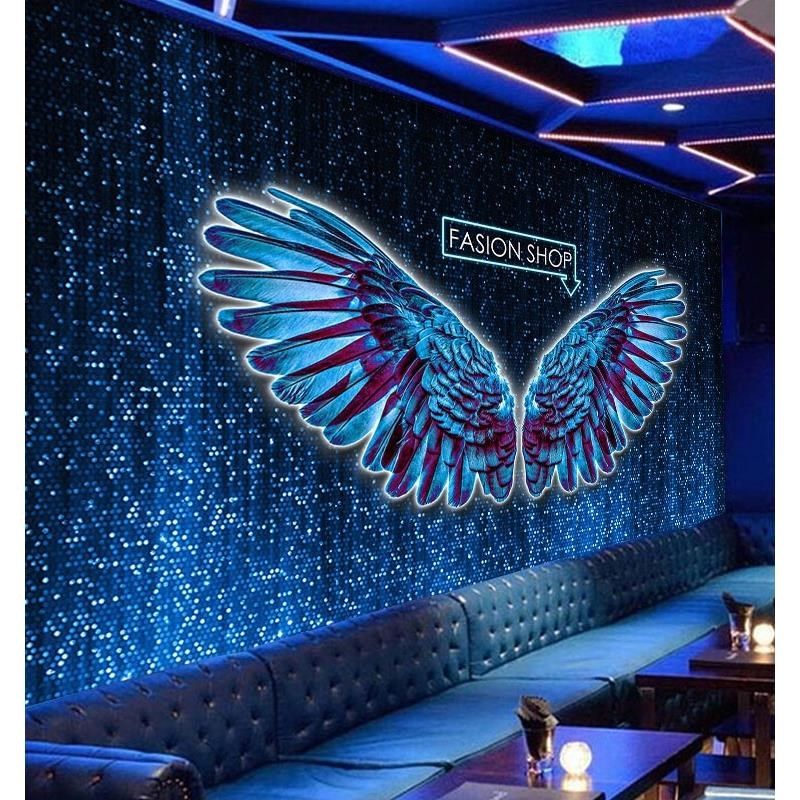 KTV包厢壁画歌厅背景墙纸3d立体装饰墙画网吧科技感壁纸酒吧墙布,家装主材,定制壁画,淘宝优惠券,粉丝福利购,淘宝优惠卷