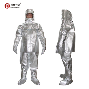 达林韦尔耐高温1000度芳纶镀铝隔热服全面保护抗辐射电力冶金窑炉
