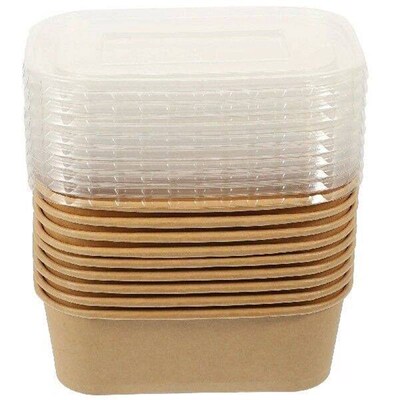 10 Pcs Grease Resistant Paper Food Trays Perfect for Finger