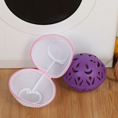 Folding Laundry Bra Storage Bags Washing Machine White Bra A