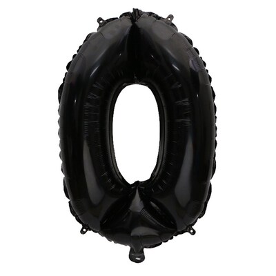 Black 32inch Fat Digital Balloons for Kids Birthday Party We