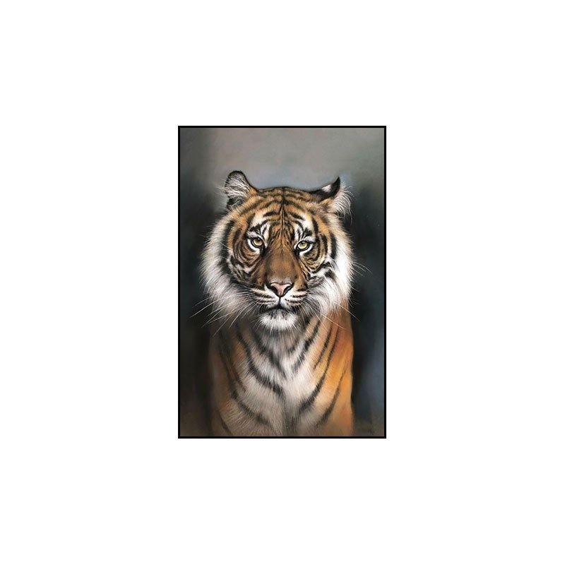 老虎挂画高级感入户玄关迎门装饰画办公室霸气猛虎沙发背景墙壁画,家居饰品,现代装饰画,淘宝优惠券,粉丝福利购,淘宝优惠卷