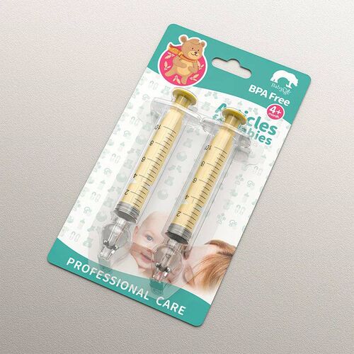 2Pcs/set Baby Nasal Washer Aspirador 10ML Needle Tube Nasal