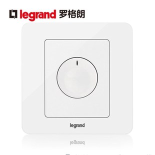 罗格朗逸典按钮延时开关触摸面板8型墙壁二线制楼道走廊触摸开关