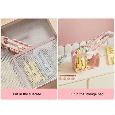 Foldable Socks Clips For Secure Drying Space Saving