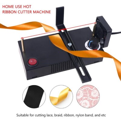 Hot Ribbon Cutter Machine with Exhaust Fan DIY Rope Band Cra