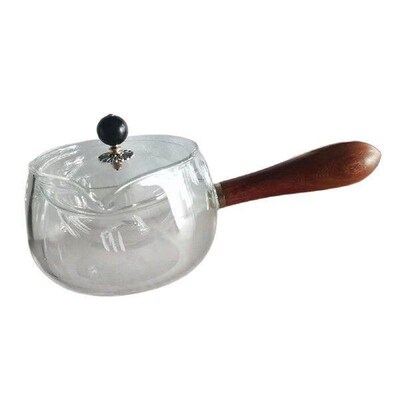 Rotatable Glass Teapot Side to Boil 500ml Creative Tea